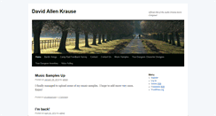 Desktop Screenshot of davidallenkrause.com
